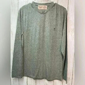 Penguin Gray Long Sleeve T-Shirt Size Medium Casual
